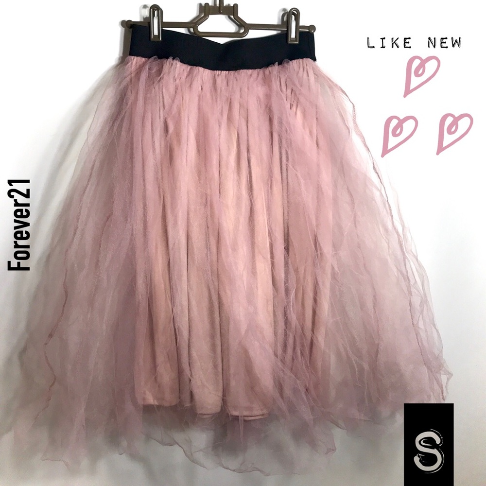 Tulle Midi Skirt